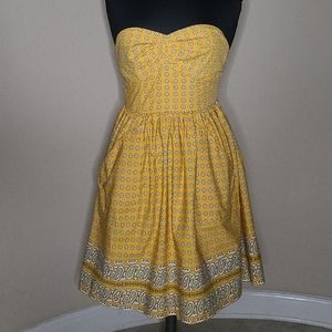 Girl From Savoy Retro Strapless Dress, Size 0
